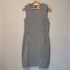 🦓 Joe Fresh Black and White Stripe Bodycon Dress